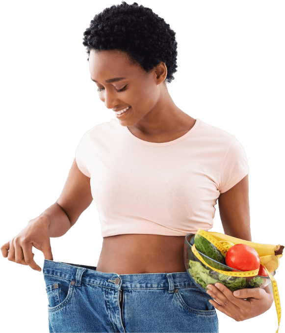 girl fruits weight loss